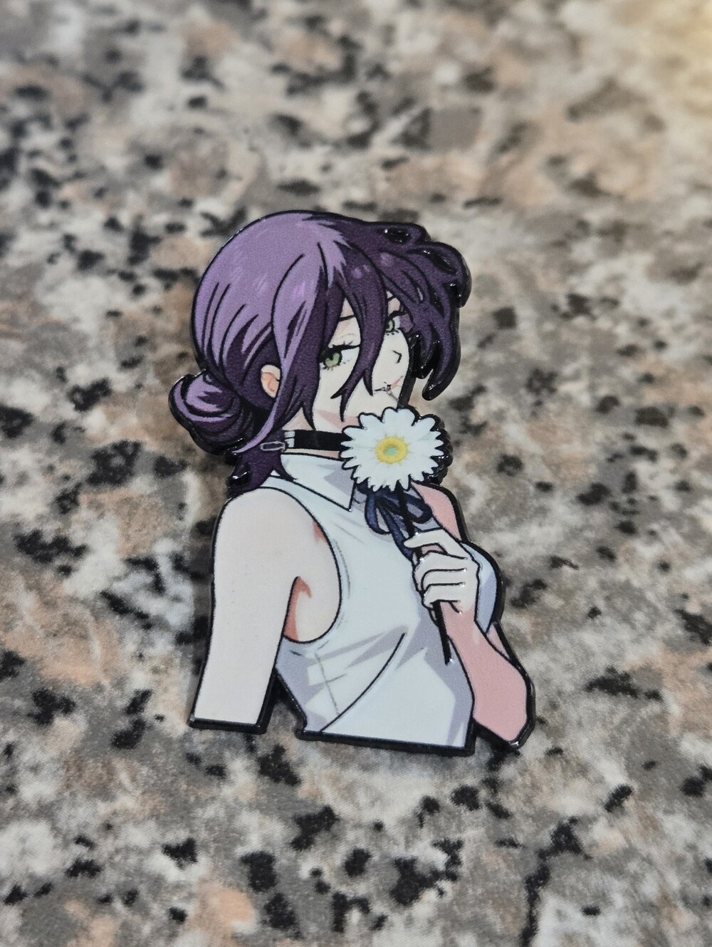 Anime Girl Reze Enamel Pin - Manga/Anime Chainsaw Man